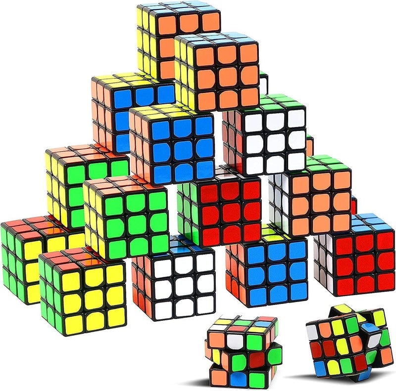 TARIOMART Mini Cubes Party Favors For Kids Birthday- 20 Pcs Cube Puzzle Return Gifts Birthday kids Gift Toys Giveaways Toys Girls Boys Pinata Goody Bag Fillers - Image 1